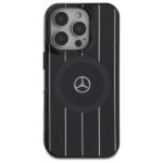 Mercedes MEHMP16X23HRSK iPhone 16 Pro Max 6.9" black hardcase MB Double Layer Crossed Line MagSafe - imagine 3
