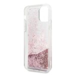 Karl Lagerfeld KLHCN61PABGNU iPhone 11 6,1" / Xr pink gold hard case Liquid Glitter - imagine 4