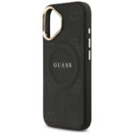 Case Guess Peony Hot Stamp MagSafe for iPhone 17 black - imagine 6