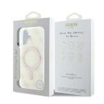 Guess GUHMP16SH4DTEH iPhone 16 6.1" white hardcase IML 4G Background MagSafe - imagine 8