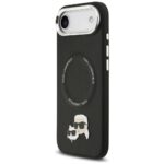 Karl Lagerfeld Karl & Choupette Pins MagSafe Case for iPhone Air Black - imagine 2