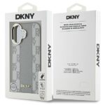 DKNY DKHMP16SPCPVSLE iPhone 16 6.1" beige hardcase Checkered Pattern Magsafe - imagine 8