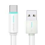 USAMS Cable USB-C 3A YU Series 1mUSB-C/USB-A  white SJ732USB02 (US-SJ732 )