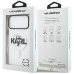 Karl Lagerfeld IML Karl Sketch Logo MagSafe Case for iPhone 17 Pro Max Clear - imagine 8