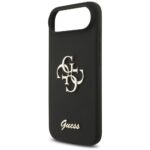 Guess Silicone Big 4G Script case for iPhone Air black - imagine 6