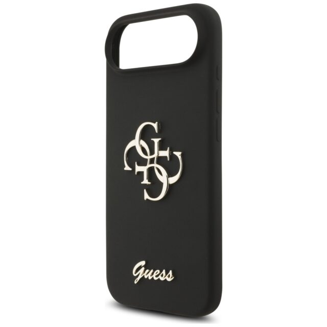 Guess Silicone Big 4G Script case for iPhone Air black - imagine 6