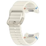 Sport Band Strap Samsung ET-SNL30SWEGEU for Watch 7 / 6 / 5 / 4 20mm S/M cream - imagine 3