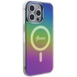 Guess GUHMP15LHITSK iPhone 15 Pro 6.1" rainbow hardcase IML Iridescent MagSafe - imagine 4