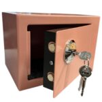 Extralink Home | Home safe | office, key box, safe deposit box, pink, S-404 - imagine 2
