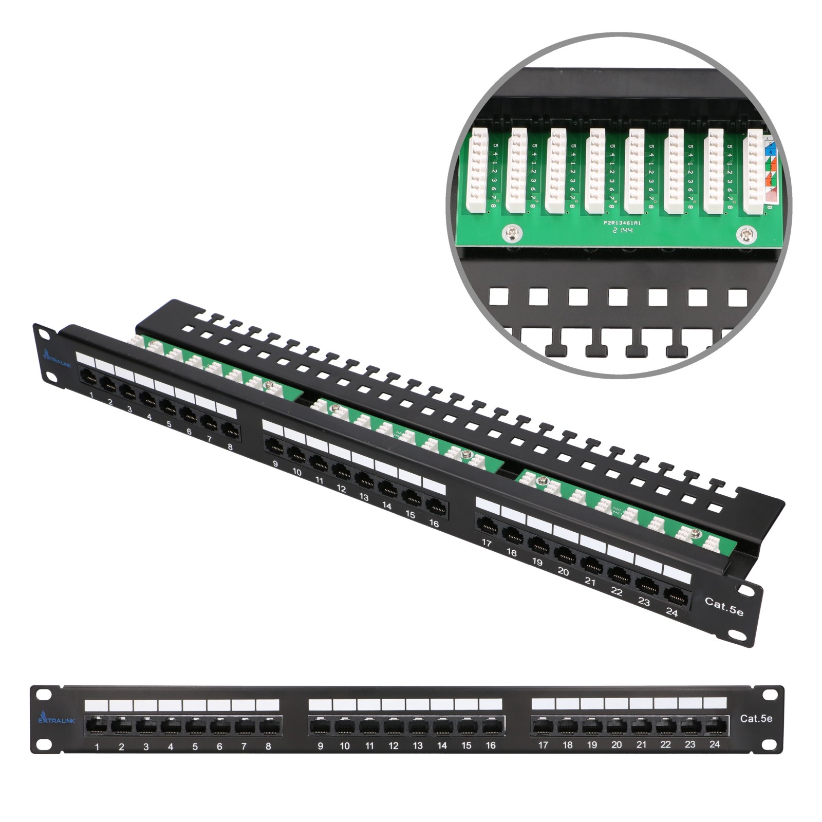 cps-15fb0f7b6a4171c02bb3961cf5d21d1b-2025-12-25-07-18-39 Extralink CAT5E UTP | Patchpanel | 24 port - imagine 1