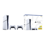 Sony PlayStation 5 Slim Disc Edition 1TB  with 2 Dualsense Controller - White