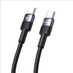 USAMS Cable USB-C to USB-C 3A 1.2m braided SJ724ZJ01 (US-SJ724 ) - imagine 2