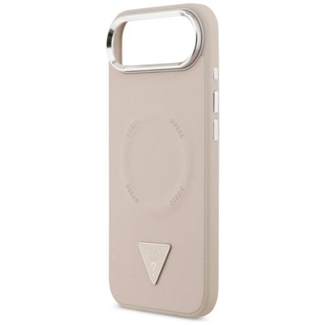 Guess Triangle Logo MagSafe Case for iPhone Air Pink - imagine 6