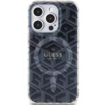 Guess GUHMP15XHGCUSTGK iPhone 15 Pro Max 6.7" black hardcase IML GCube MagSafe - imagine 3