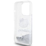 Hello Kitty HKHCP15LLIKHET iPhone 15 Pro 6.1" silver hardcase Liquid Glitter Charms Kitty Hea - imagine 7