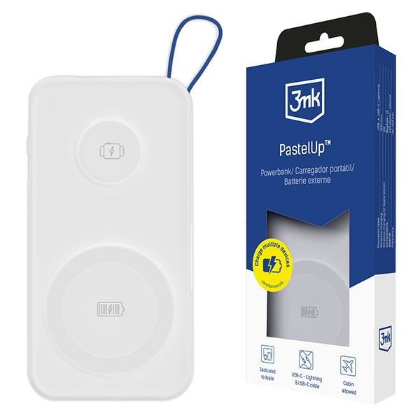 cps-16637fee49c5b468747ab4f29288b6e1-2025-12-05-19-30-47 3MK Powerbank PastelUp 10,000mAh 22.5Wz Magsafe + charging Apple Watch white - imagine 1