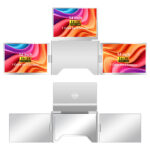 Extralink Smart Life S780 14" Portable Laptop Monitors, 3 Monitors, IPS, 1920x1200 - imagine 2