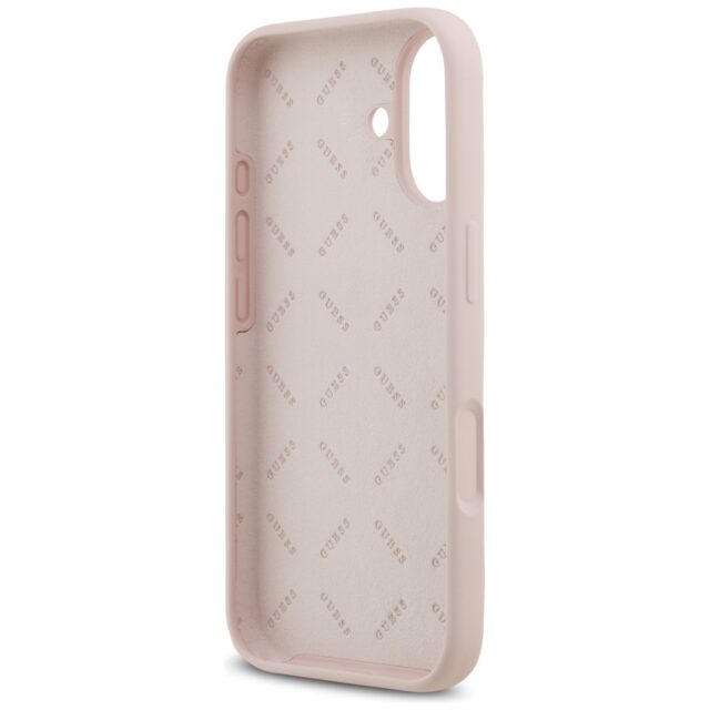 Guess Silicone Big 4G Script Case for iPhone 17 Pink - imagine 7