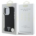 Guess GUHMP16LPGTSPSK iPhone 16 Pro 6.3" black hardcase Grained Triangle MagSafe - imagine 8