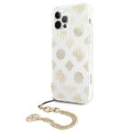 Guess GUHCP12MKSPEGO iPhone 12/12 Pro 6,1" gold hardcase Peony Chain Collection - imagine 2