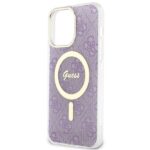 Guess GUHMP14XH4STU iPhone 14 Pro Max 6.7" purple hardcase 4G MagSafe - imagine 6
