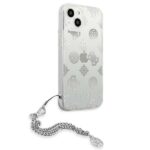 Guess GUHCP13MKSPESI iPhone 13 / 14 / 15 6,1" silver hardcase Peony Chain Collection - imagine 4