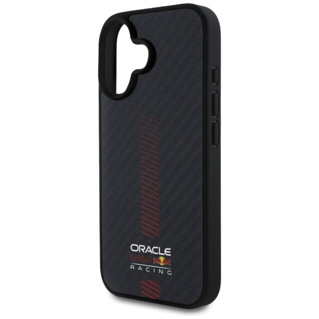 Red Bull RBHMP16S24CFGSMK iPhone 16 6.1" hardcase black Carbon Fiber Power Bar MagSafe - imagine 6