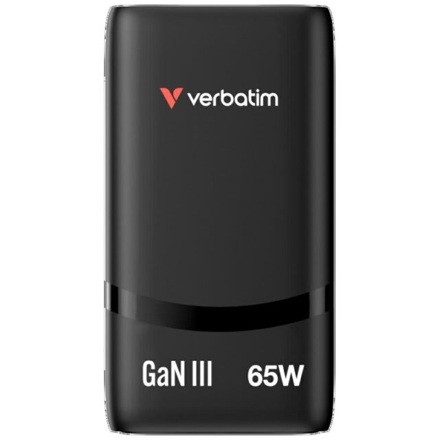 Verbatim Fold n Go mains charger GaN 65W black 32354 - imagine 2