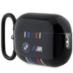 BMW BMAP222SWTK AirPods Pro 2 gen cover black Multiple Colored Lines - imagine 3