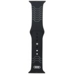 Strap Audi Geometric Pattern Silicone Watch Strap for Apple Watch 44/45/46/49mm black