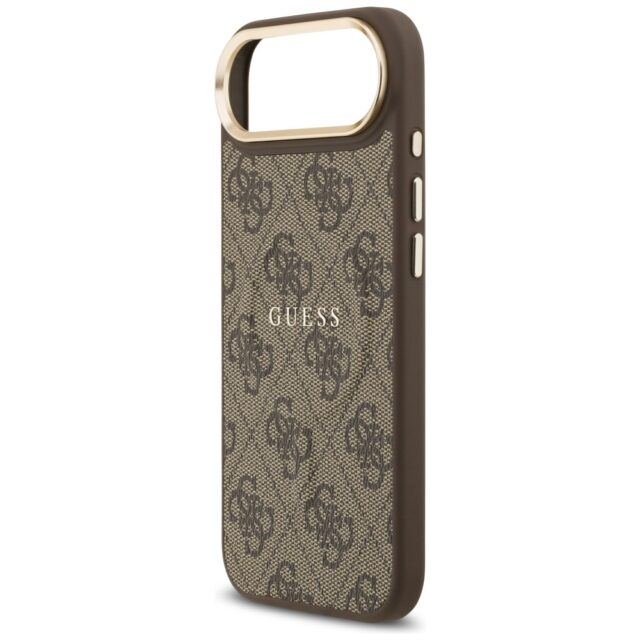 Case Guess 4G PU Classic Logo MagSafe for iPhone Air brown - imagine 6