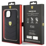 Ferrari FEHCP15SRDUK iPhone 15 / 14 / 13 6.1" black hardcase Quilted Metal Logo - imagine 8