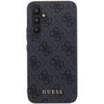 Guess GUHCS23FEG4GFGR S23 FE S711 grey hardcase 4G Metal Gold Logo - imagine 3