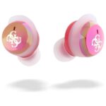 Guess Bluetooth headphones GUTWSJ144ESF TWS + docking station fuschia Iridescent 4G Printed Logo - imagine 5