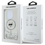 Karl Lagerfeld KLHMP16LLGCHSGH iPhone16 Pro 6.3" hardcase transparent Liquid Glitter Choupette Head - imagine 8