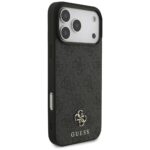 Guess 4G Small Classic Logo MagSafe case for iPhone 17 Pro Max black - imagine 4