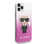 Karl Lagerfeld KLHCN58TRDFKPI iPhone 11Pro pink Gradient Ikonik Karl - imagine 5