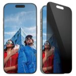 PanzerGlass Privacy Screen ProtectoriPhone 16 Pro 6.3" Ultra-Wide Fit P2862 - imagine 2