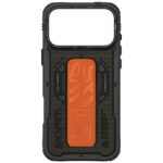 Skinarma Phantom Case for iPhone 17 Pro Max Magnetic Charging + Grip Stand Olive - imagine 4