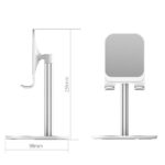 USAMS Desk Holder for Phone/Tablet silver ZJ048ZJ02 (US-ZJ048) - imagine 2
