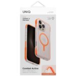 Case UNIQ Combat Active for iPhone 16 Pro Max Magclick Charging orange - imagine 5