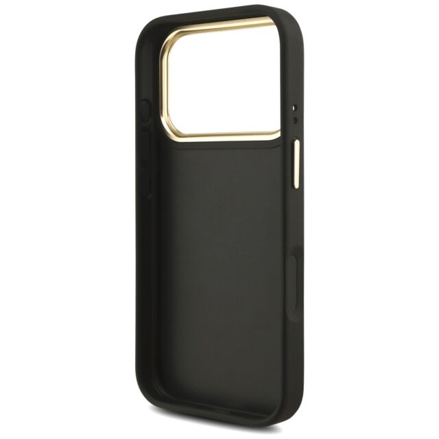 Case Guess 4G Big 4G Classic Logo Big Strap Metal Buttons for iPhone 17 Pro black - imagine 7