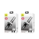 USAMS Car Charger 2xUSB C13 2.1A Lightning black NTU35LC13TZ - imagine 2