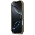 Guess Grained Big 4G Classic Logo Case for iPhone 17 Pro Brown - imagine 5