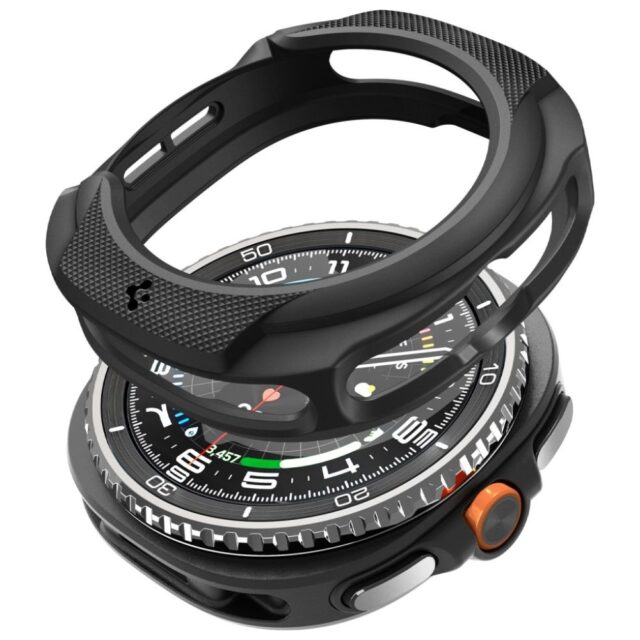 Case Spigen Liquid Air for Samsung Galaxy Watch 8 Classic 46mm black - imagine 6