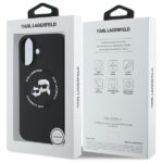 Karl Lagerfeld KLHMP16SSKCHTCK iPhone 16 6.1" black hardcase Silicone Karl&Choupette Heads - imagine 8