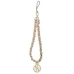 Guess zawieszka GUSTSAS4P Phone Strap pink Chain Metal 4G Charm