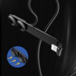 USAMS Gaming U9 Lightning Cable 1.5m 2A Fast Charging Braided black SJ278IP01 (US-SJ278) - imagine 2