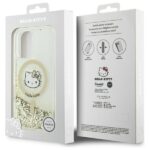 Hello Kitty HKHMP16SLGDIH iPhone 16 6.1" white gold hardcase Liquid Glitter Fever MagSaf - imagine 8