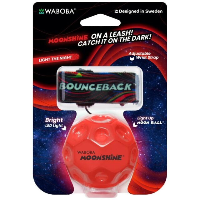 Waboba LED Bounceback Throwing Ball on a cord (Product in several colors – random shipment) - imagine 8